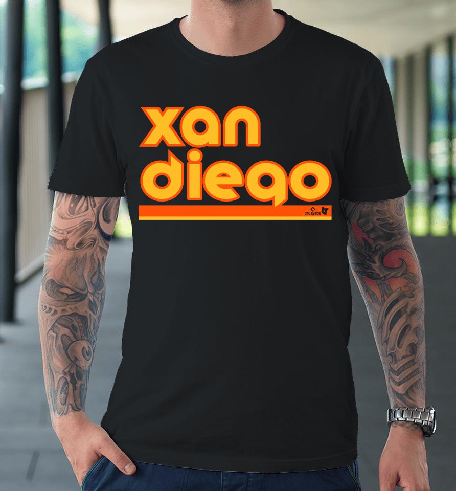 Mlb Xan Diego Retro Xander Bogaerts Premium T-Shirt