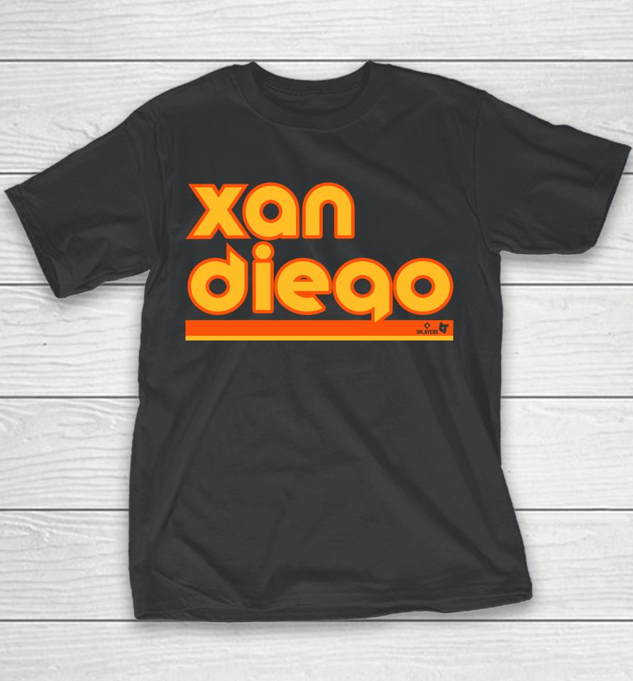 Mlb Xan Diego Retro Xander Bogaerts Youth T-Shirt
