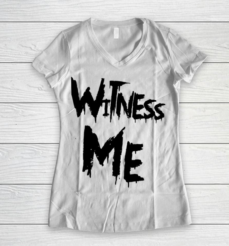 Mma Witness Me Women V-Neck T-Shirt