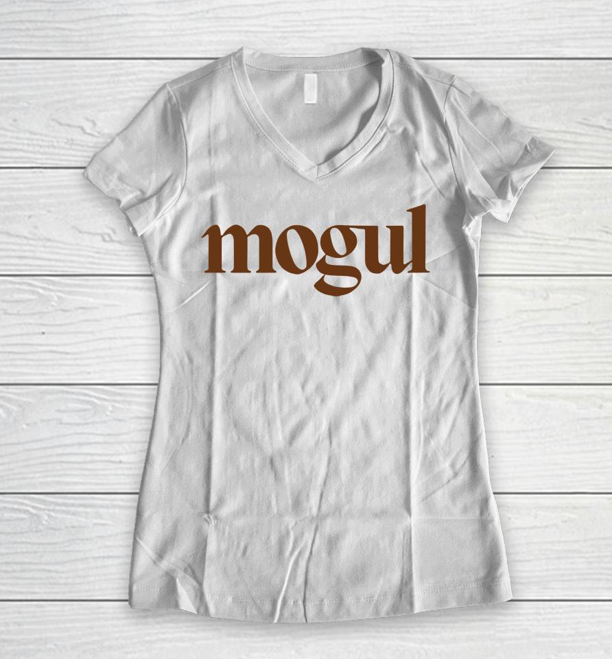 Mogul Chess Boxing Championship Women V-Neck T-Shirt