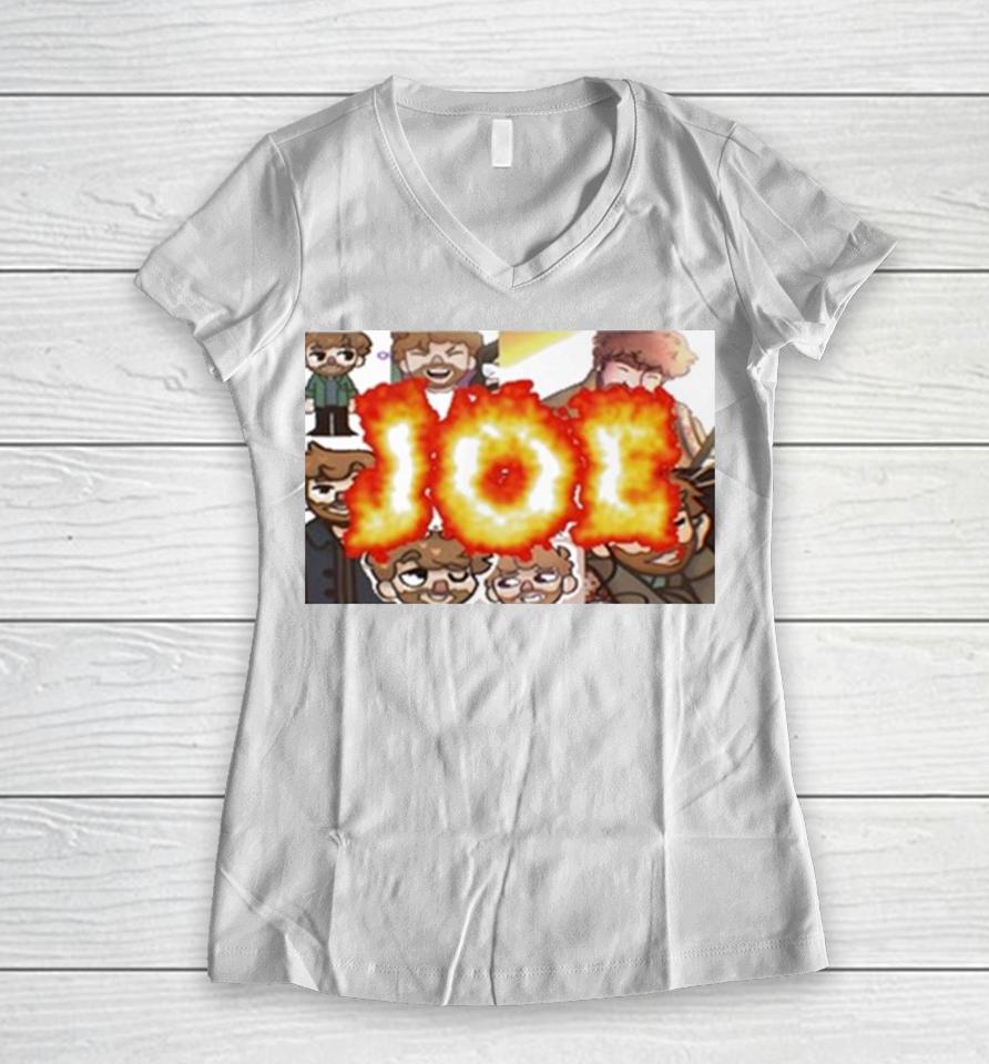 Molzy Lovejoy Joe Women V-Neck T-Shirt