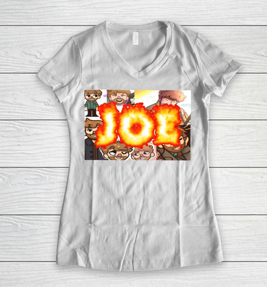 Molzy Lovejoy Joe Women V-Neck T-Shirt