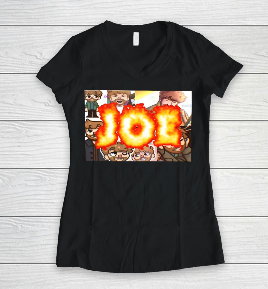 Molzysketch Lovejoy Joe Women V-Neck T-Shirt