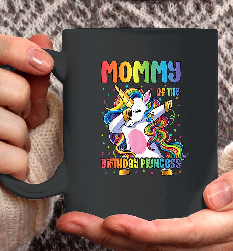 Mommy Of The Birthday Princess Dabbing Unicorn Coffee Mug