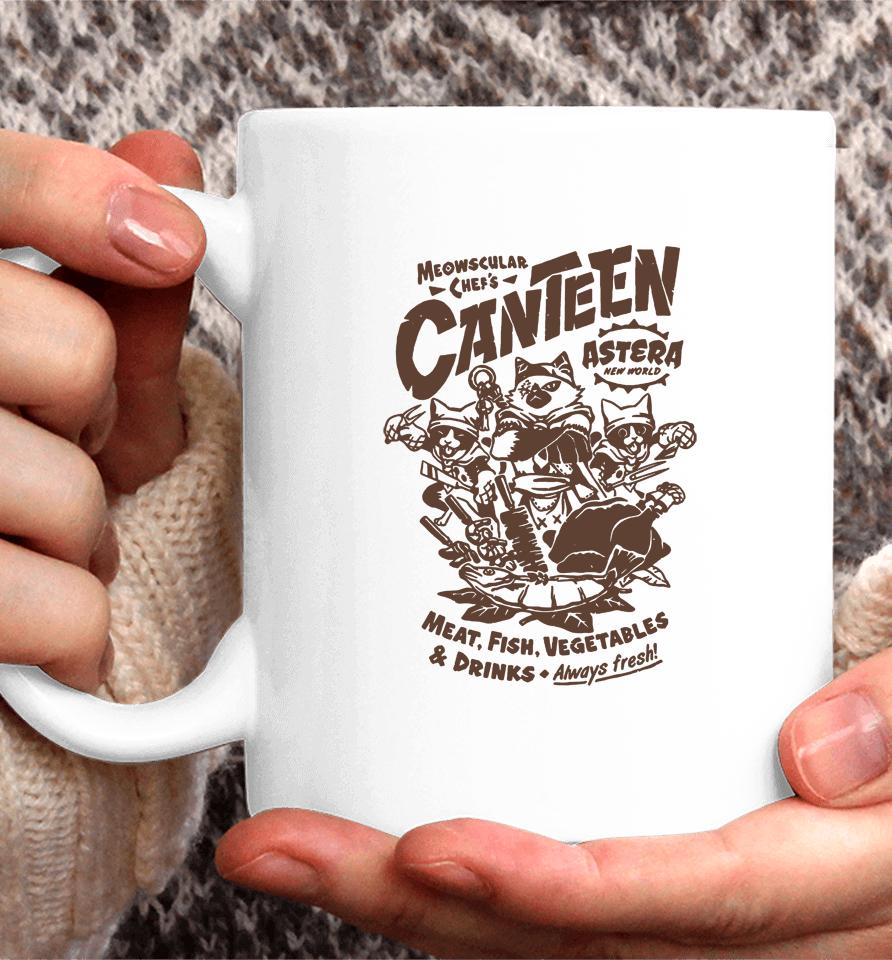 Monster Hunter Meowscular Chef's Canteen Coffee Mug