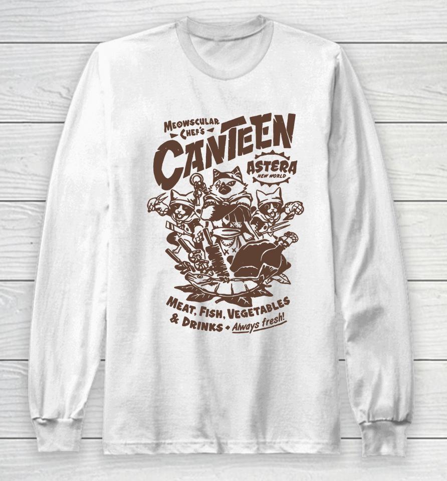Monster Hunter Meowscular Chef's Canteen Long Sleeve T-Shirt