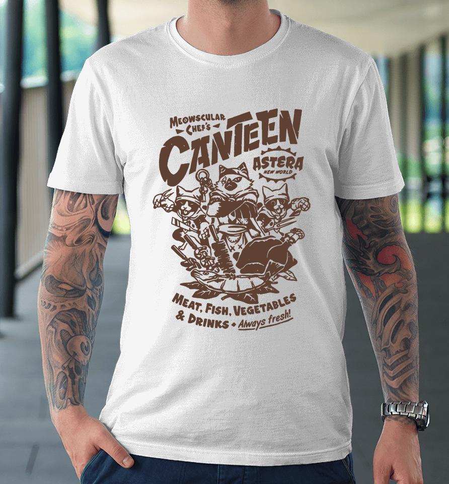 Monster Hunter Meowscular Chef's Canteen Premium T-Shirt