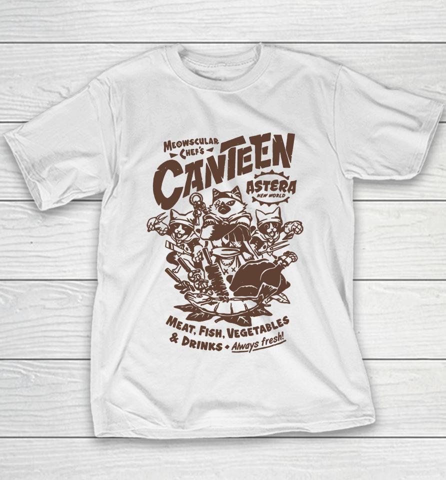 Monster Hunter Meowscular Chef's Canteen Youth T-Shirt