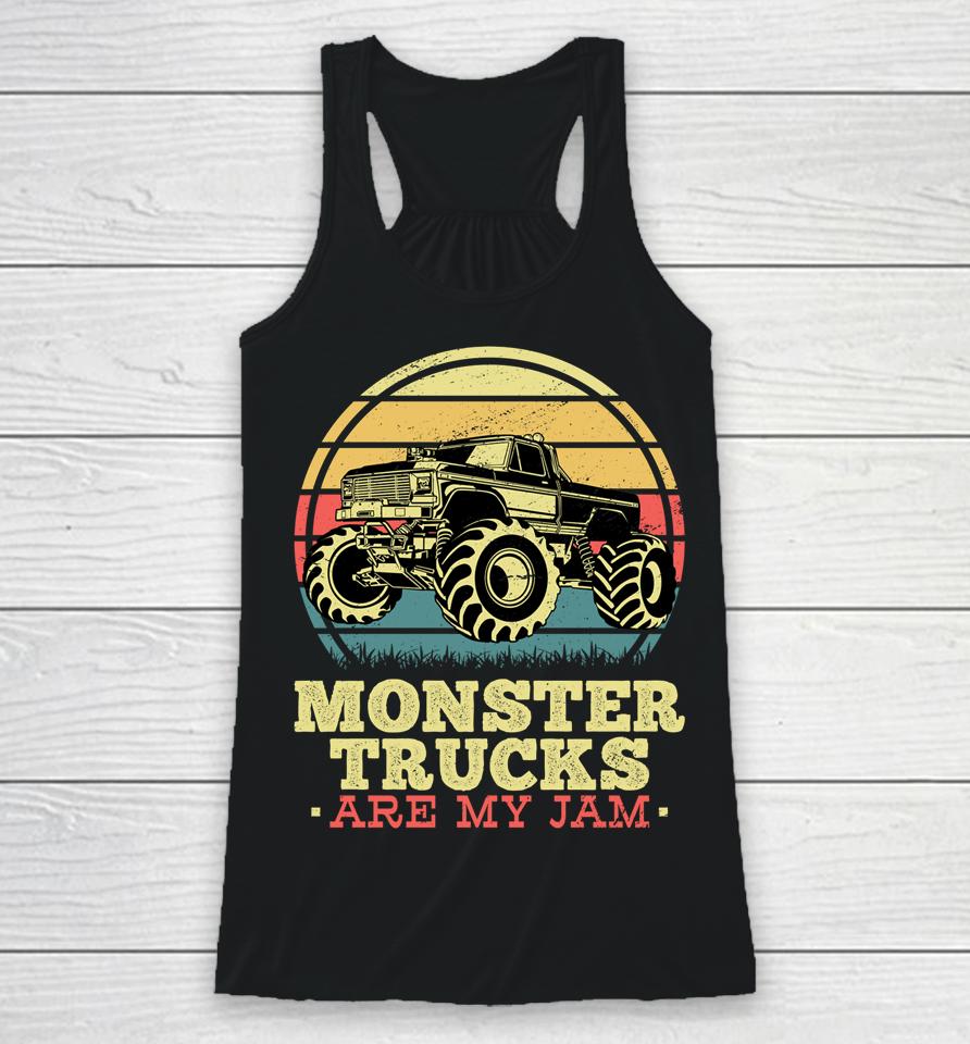 Monster Truck Are My Jam Racerback Tank