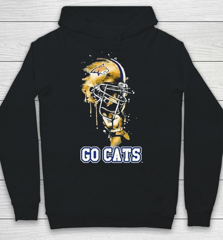 Montana State Bobcats Go Cats Rising Helmet Hoodie