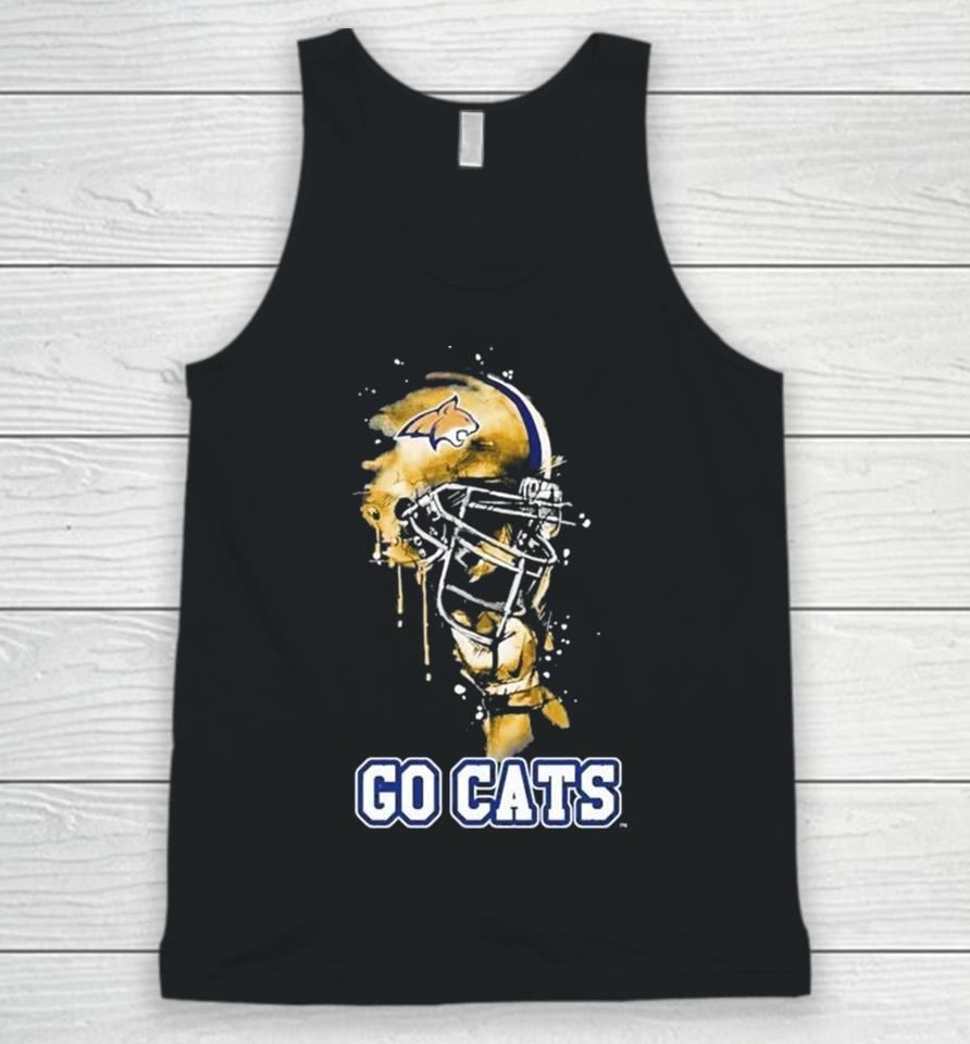 Montana State Bobcats Go Cats Rising Helmet Unisex Tank Top