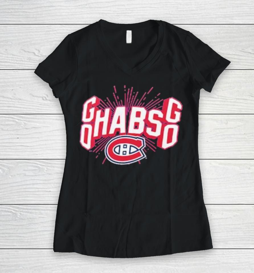 Montreal Canadiens Native Women V-Neck T-Shirt