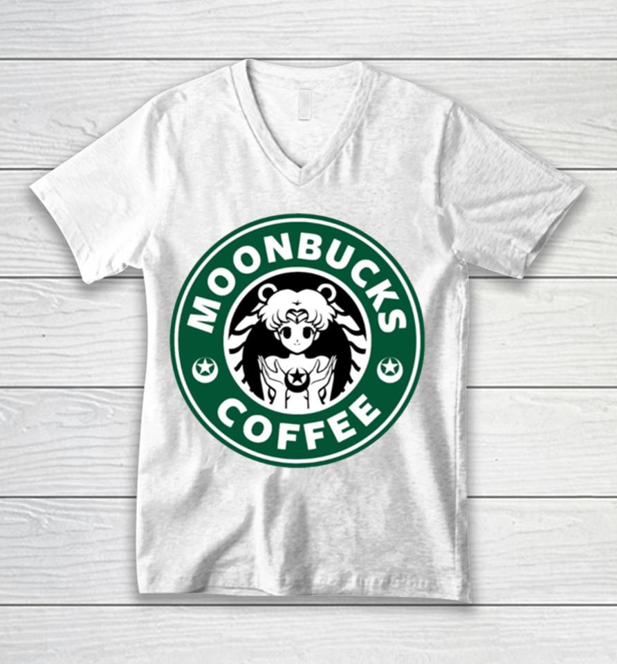 Moonbucks Coffee Sailor Moon Unisex V-Neck T-Shirt