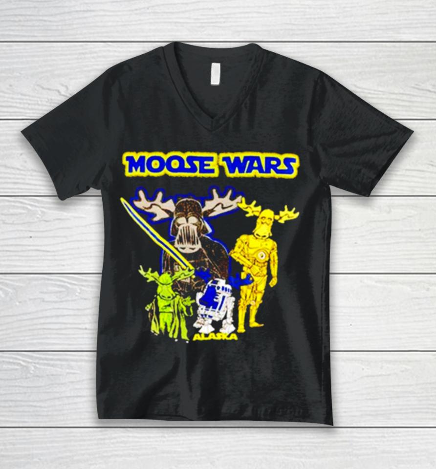 Moose Wars Star Wars Unisex V-Neck T-Shirt