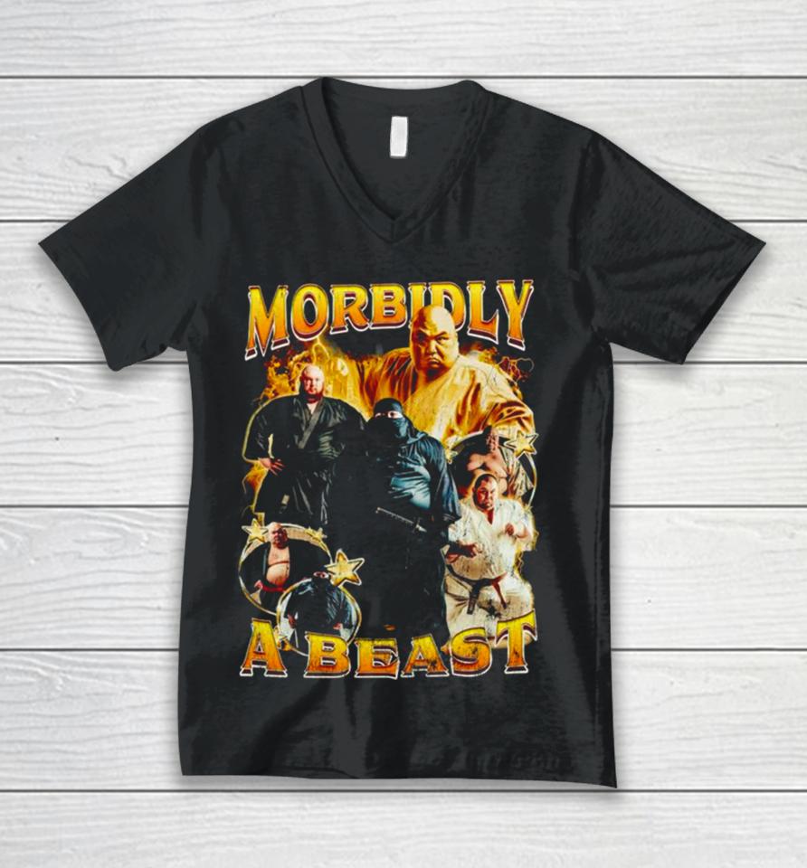 Morbidly A Beast Unisex V-Neck T-Shirt