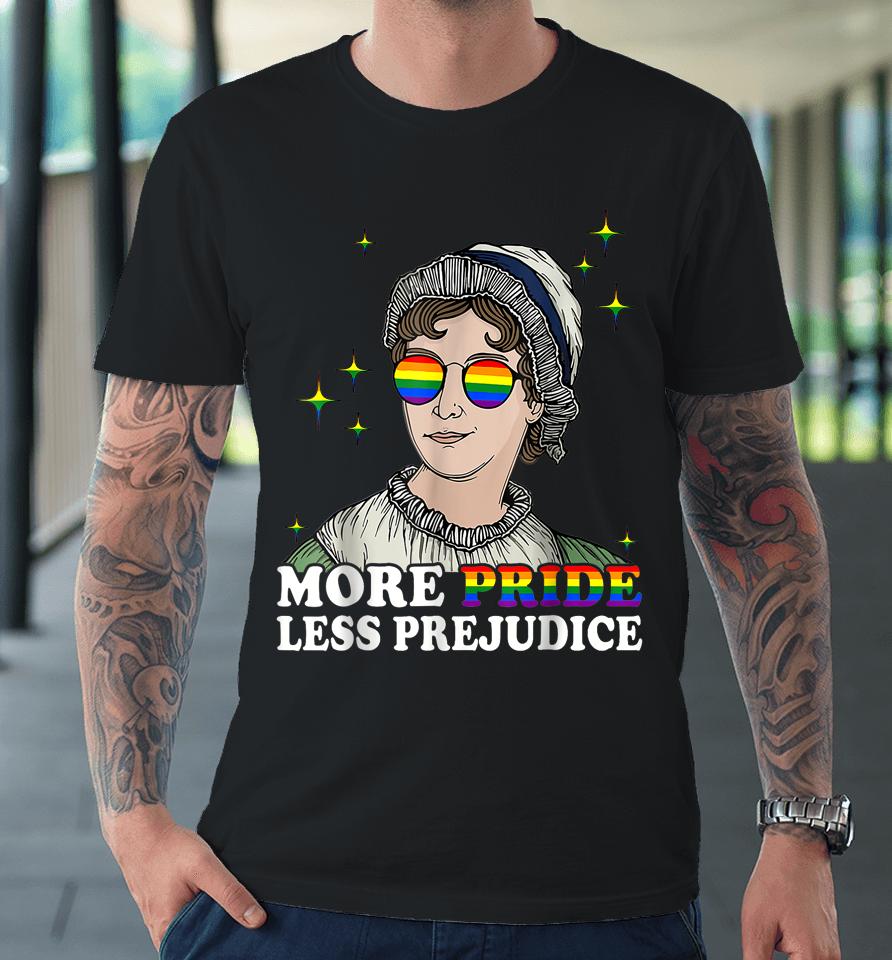 More Pride Less Prejudice Funny Lgbt Gay Pride Demon Month Premium T-Shirt