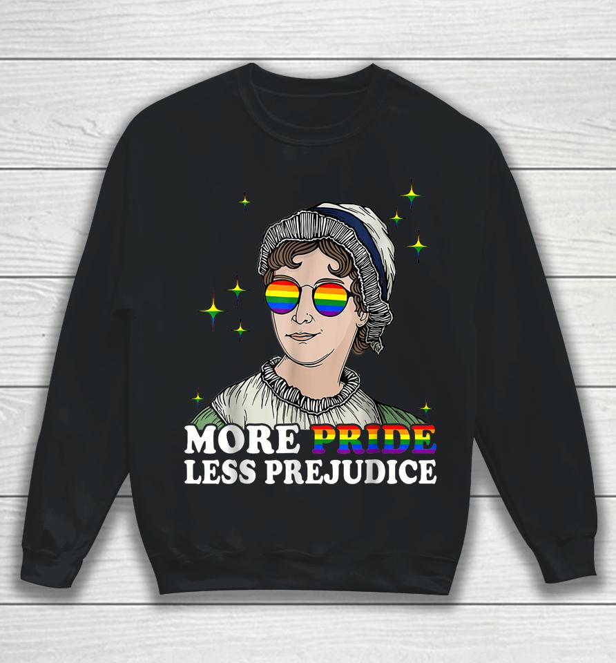 More Pride Less Prejudice Funny Lgbt Gay Pride Demon Month Sweatshirt