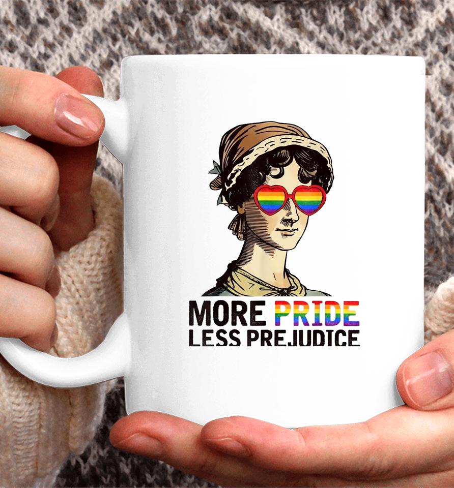More Pride Less Prejudice Lgbt Gay Pride Month Coffee Mug