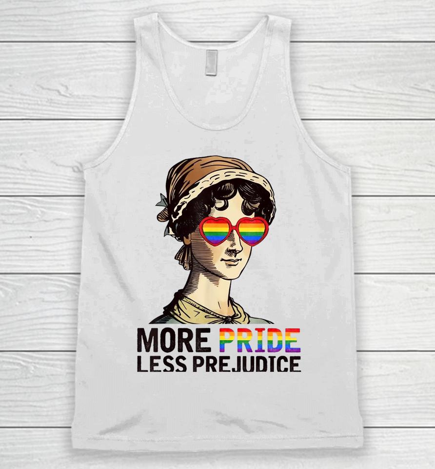 More Pride Less Prejudice Lgbt Gay Pride Month Unisex Tank Top