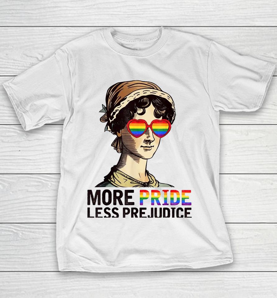 More Pride Less Prejudice Lgbt Gay Pride Month Youth T-Shirt