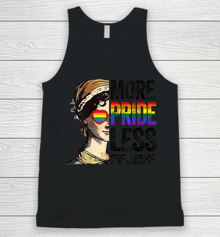 More Pride Less Prejudice Lgbt Gay Proud Ally Pride Month Unisex Tank Top