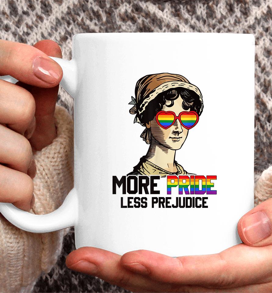 More Pride Less Prejudice Lgbt Gay Proud Ally Pride Month Coffee Mug