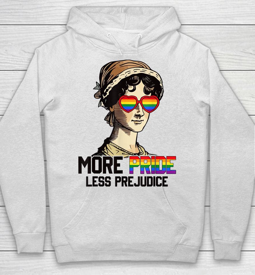 More Pride Less Prejudice Lgbt Gay Proud Ally Pride Month Hoodie