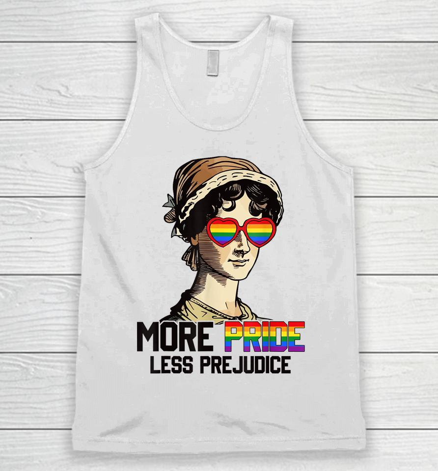 More Pride Less Prejudice Lgbt Gay Proud Ally Pride Month Unisex Tank Top