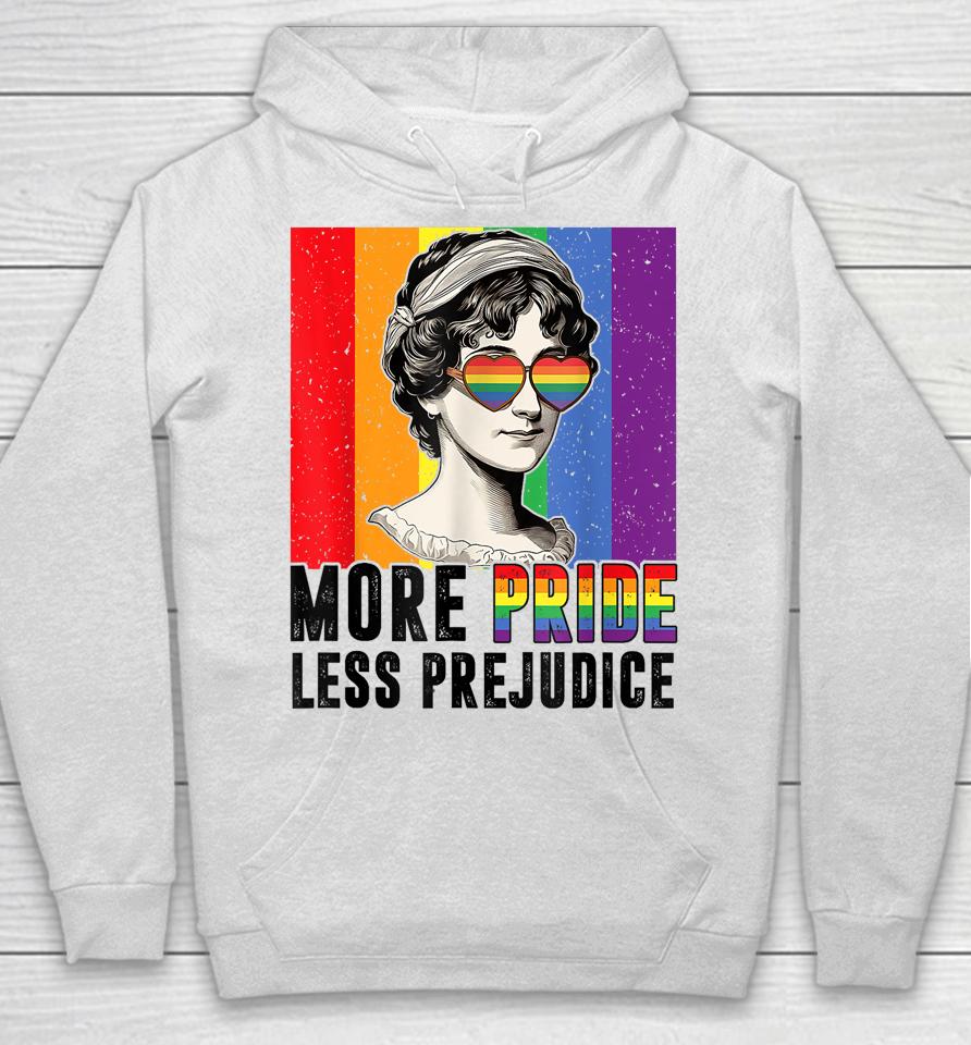 More Pride Less Prejudice Lgbt Pride Month Gay Proud Ally Hoodie