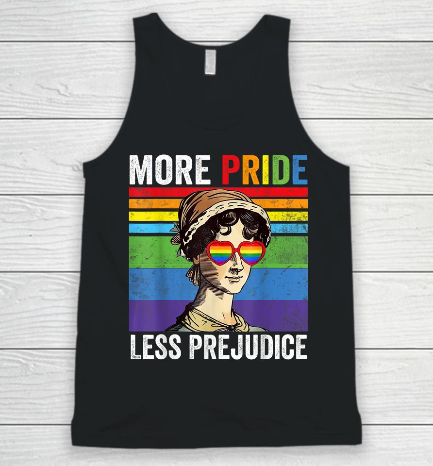 More Pride Less Prejudice Pride Month Funny Unisex Tank Top