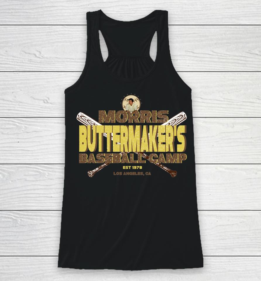 Morris Buttermaker's Baseball Camp Racerback Tank