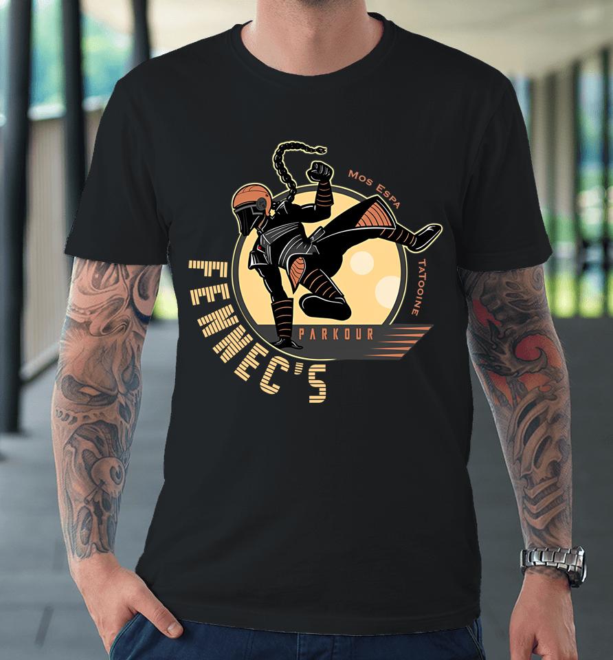 Mos Espa Tatooine Parkour Fennec Premium T-Shirt
