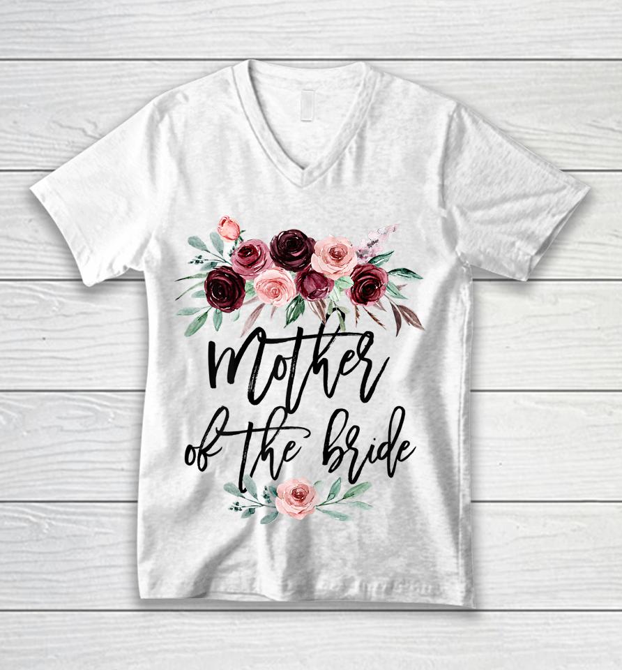 Mother Of The Bride Unisex V-Neck T-Shirt