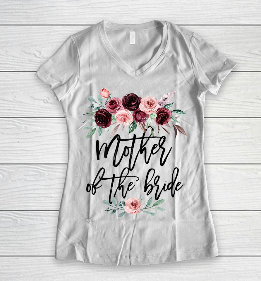 Mother Of The Bride Women V-Neck T-Shirt