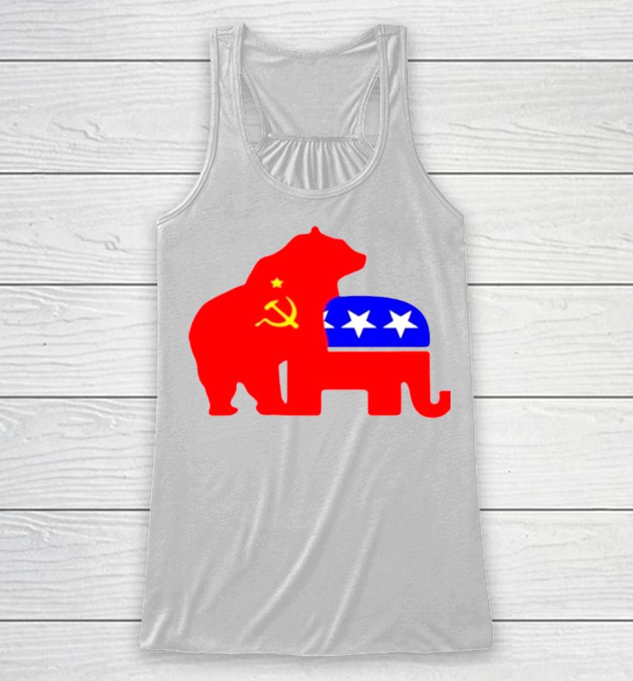 Mother Russia Owns The Gop Racerback Tank
