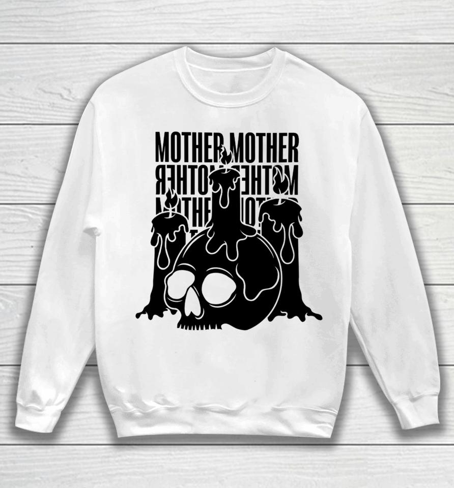 Mothermothersite Skull Candle Sweatshirt