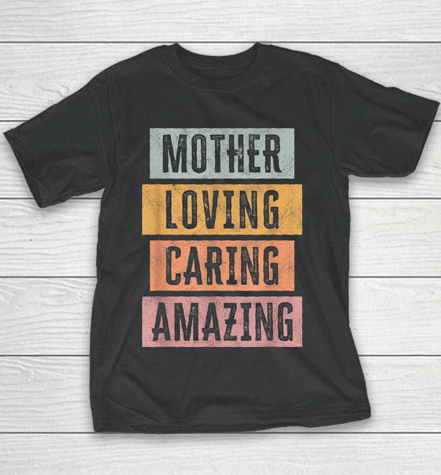 Mothers Day  For Women Vintage Best Mom Amazing Mother Youth T-Shirt