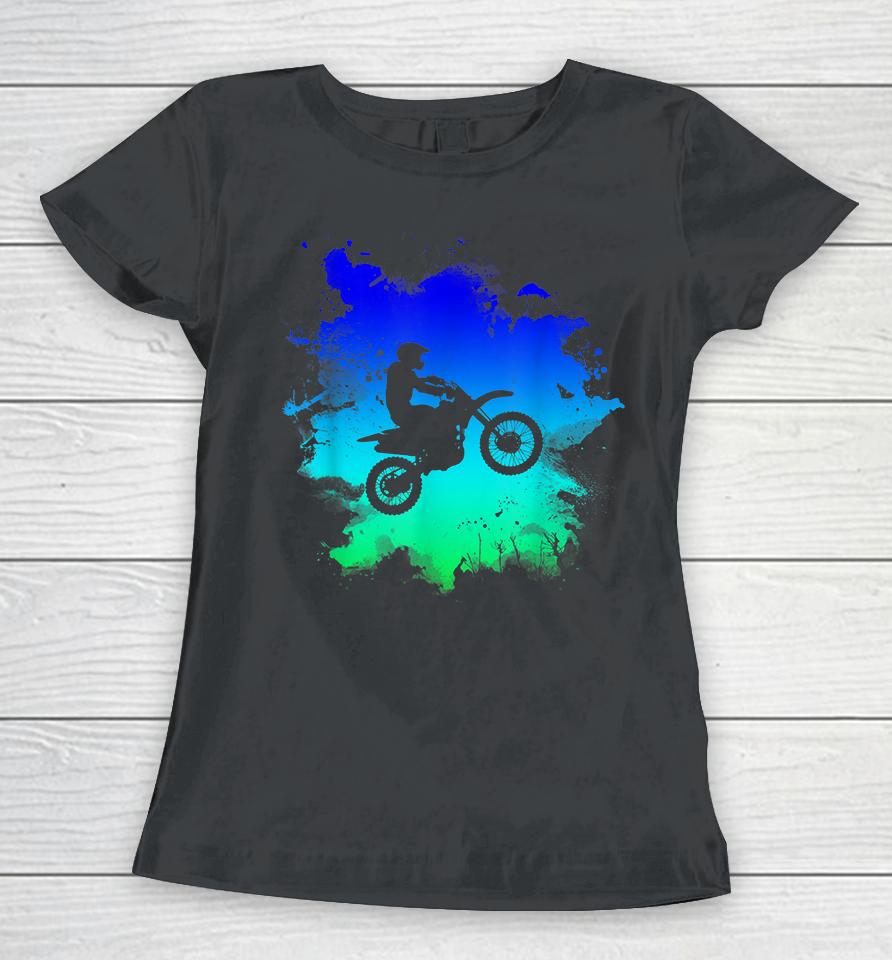 Motocross And Dirt Bike Women T-Shirt