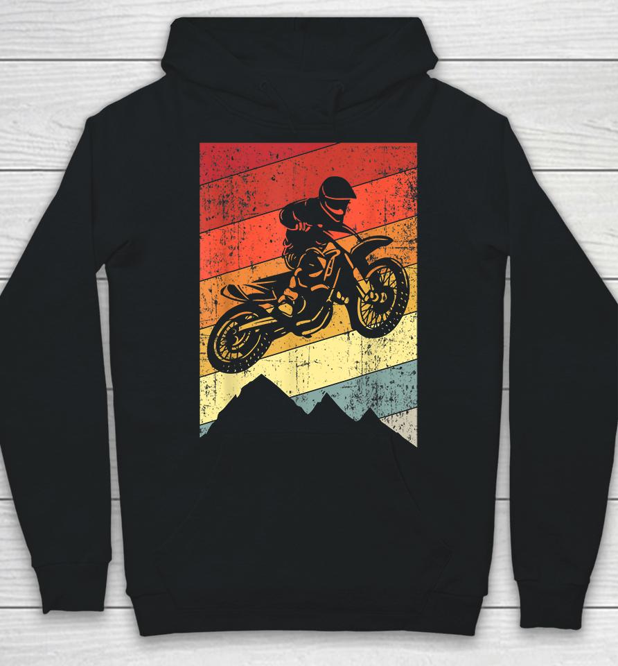 Motocross Bike Vintage Dirtbike Hoodie