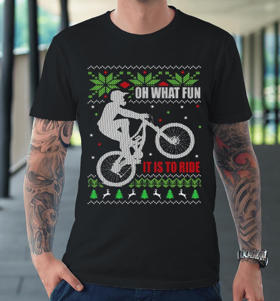 Mountain Bike Christmas Premium T-Shirt