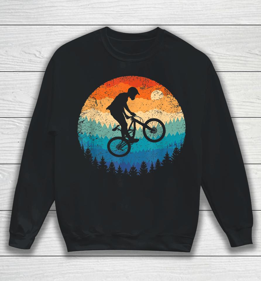 Mountain Bike Shirt Retro Downhill Biking Gift Vintage Mtb Sweatshirt