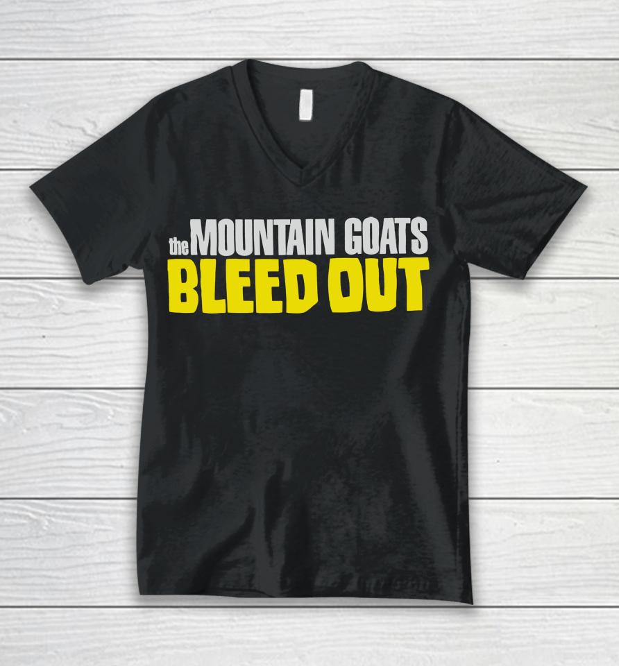 Mountain Goats Bleed Out Unisex V-Neck T-Shirt