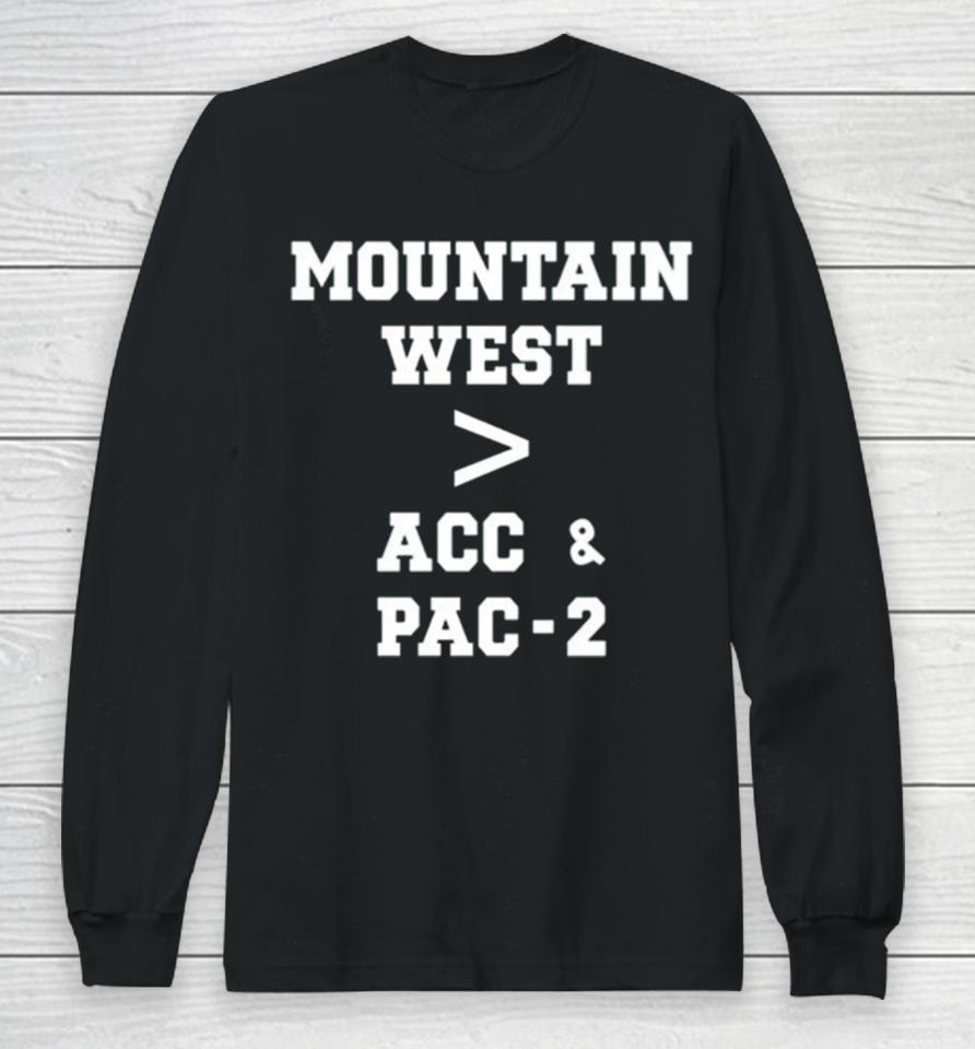 Mountain West Acc Pac 2 Long Sleeve T-Shirt