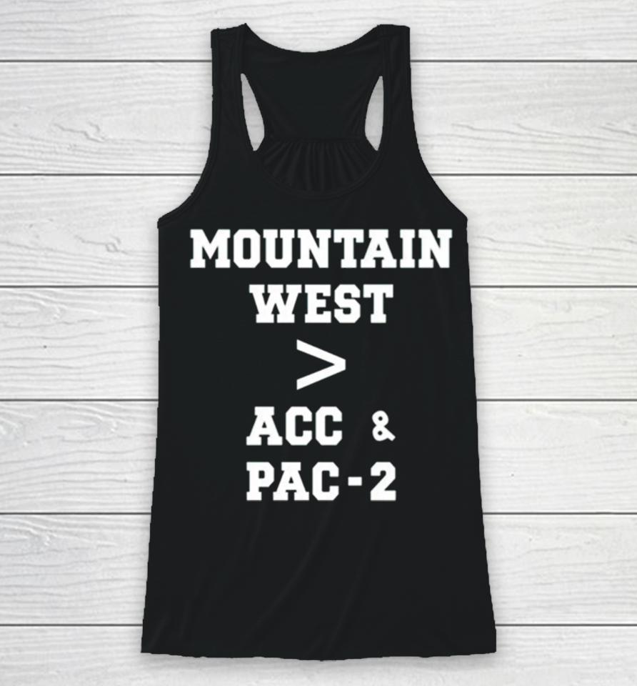 Mountain West Acc Pac 2 Racerback Tank