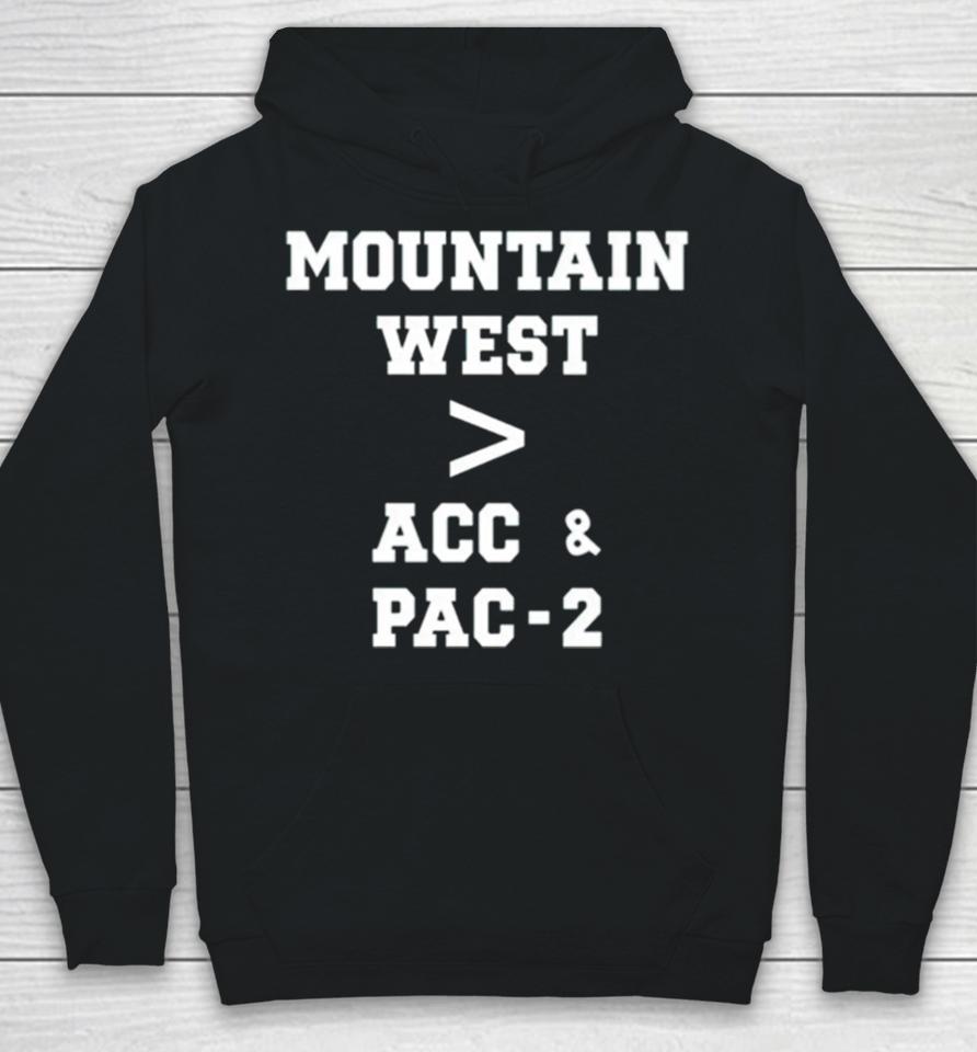 Mountain West Acc Pac 2 Hoodie