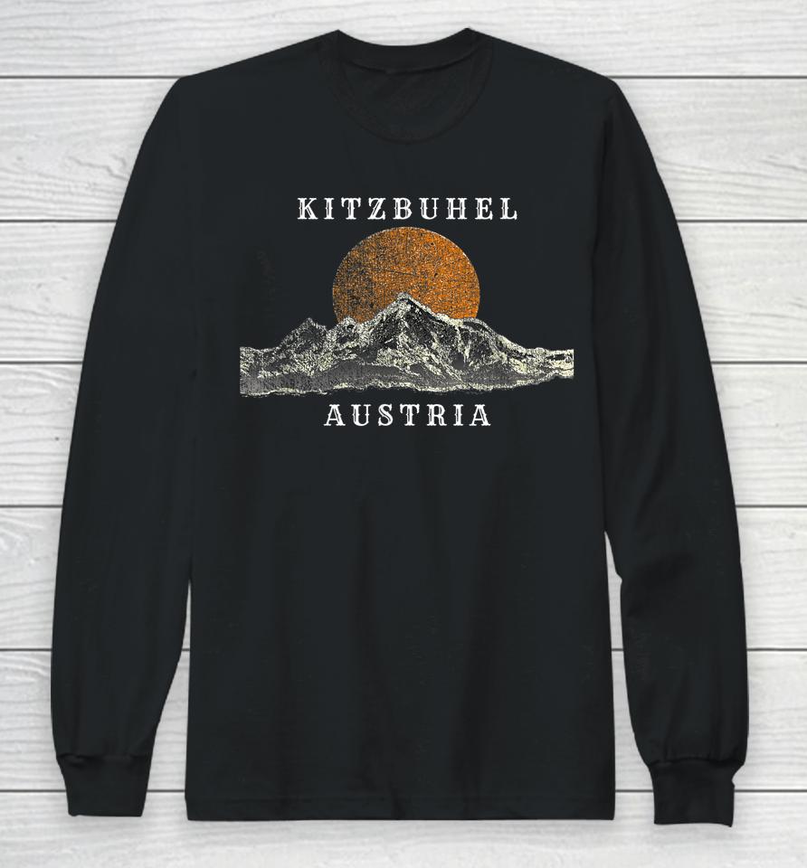 Mountains In Kitzbuhel Austria Long Sleeve T-Shirt