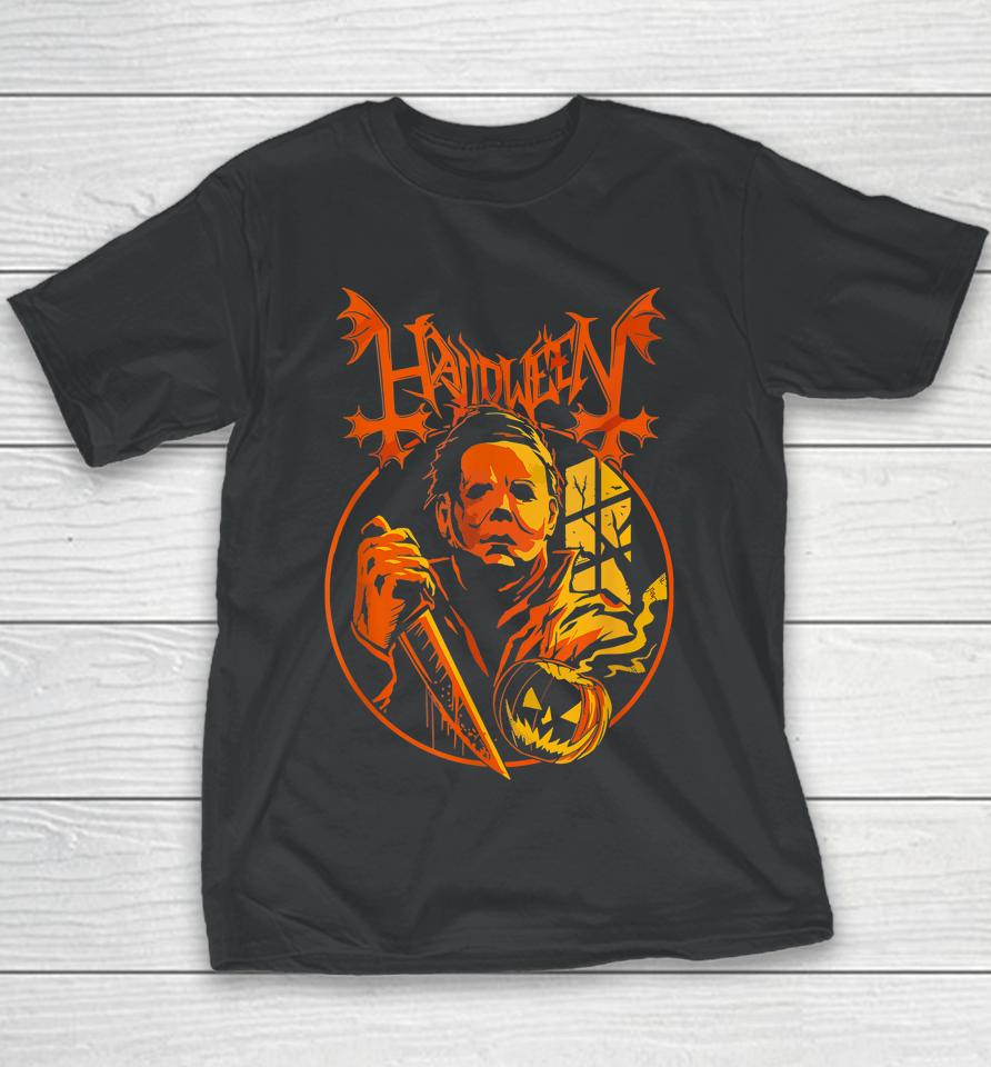 Movie Halloween Scary Creepy Horror Gift Youth T-Shirt