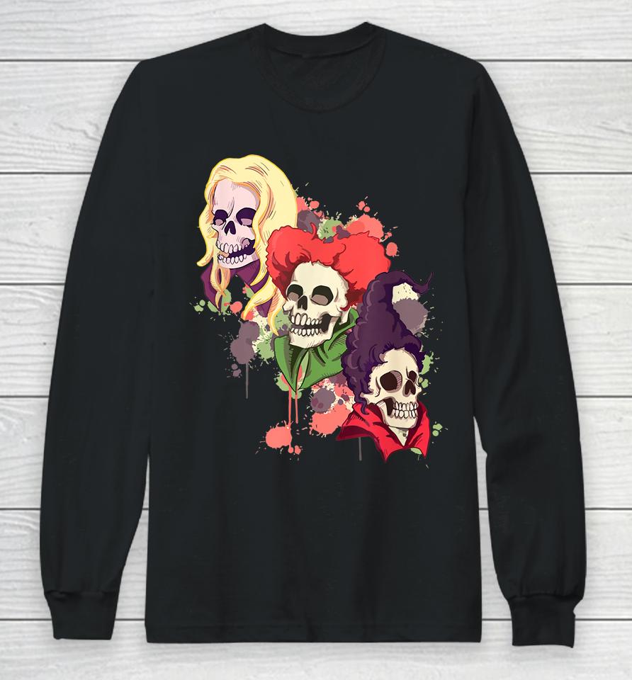 Movie Halloween Witch Creepy Horror Gift Long Sleeve T-Shirt