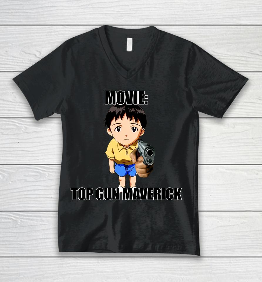 Movie Top Gun Maverick Shinji Unisex V-Neck T-Shirt