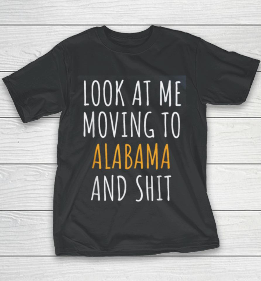 Moving Out Of State Moving Away To Alabama Al Youth T-Shirt